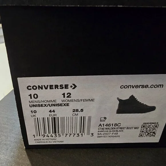 CONVERSE Men's Chuck Taylor All Star Malden Street Boot Water-Repellent 2025 10 - Picture 11 of 16